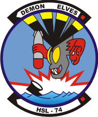 HSL-74 Helicopter Anti-Sub Squadron (Light) 74 Decal
