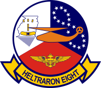 HT-8 Helicopter Training Squadron 8 Decal