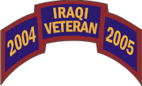 Iraqi Veteran Scroll Decal