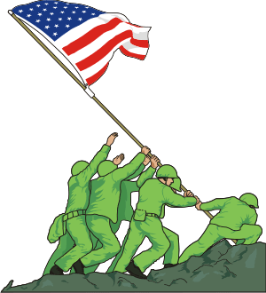 Iwo Jima Decal