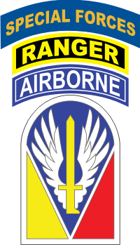 JRTC Joint Readiness Training Center Airborne beret flash patch #2 FE c/e 