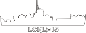 Landing Craft I (Large) LCI(L) (White) Decal