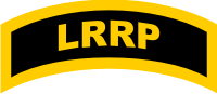 LRRP Tab (Yellow/Black) Decal