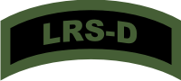 LRS-D Tab (Green/Black) Decal