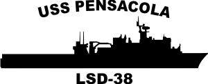 Dock Landing Ship LSD (Black) Decal