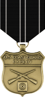Coast Guard Expert Rifle Medal Decal