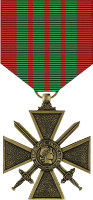 French Croix de Guerre Medal Decal
