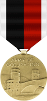 WWII Army of Occupation Medal Decal