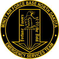 Minot Air Force Base Emergency Services Team Decal