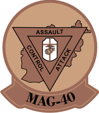 MAG-40 Marine Aircraft Group 40 Decal