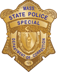 Massachusetts State Police Dept of Corrections (Active) Decal