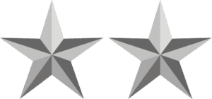 MC Major General (MG) Decal