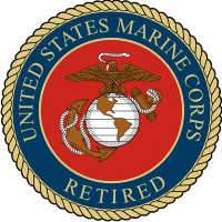 USMC Retired Seal Decal