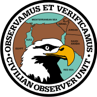 Multi Force Observers  Civilian Observer Unit Decal