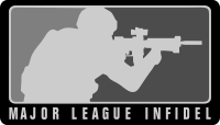 Major League Infidel Subdued (Reversed) Decal