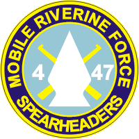 Mobile Riverine Force 4-47 Decal