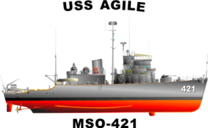 Agile Class Ocean Minesweeper MSO Decal