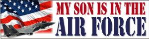 My Son is in the Air Force Decal