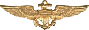 Naval Aviator Wings Gold Decal
