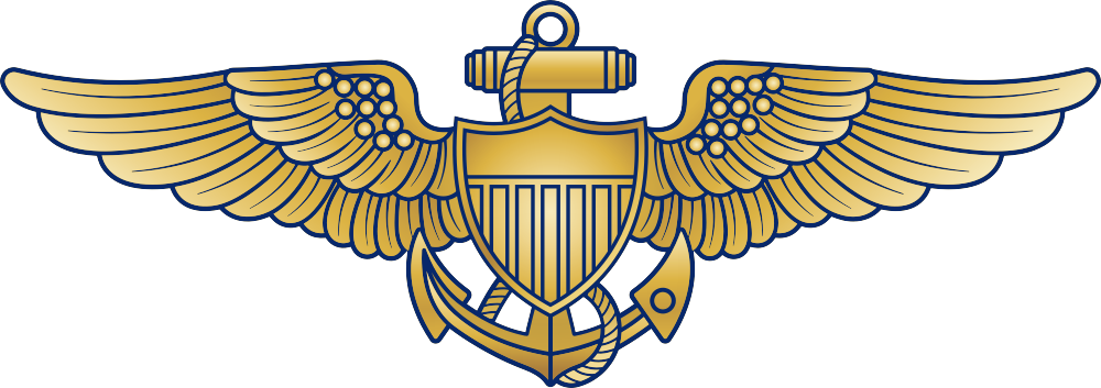 thumbnail image 2 of Naval Aviator Badge Pilot Wings Aviation Sticker Decal – Weatherproof, Darkside Ltd 2 of 6