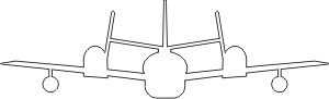 Grumman OV-1 Mohawk Silhouette (White) Decal