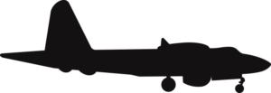 Lockheed P-2V Neptune Silhouette (Black) Decal