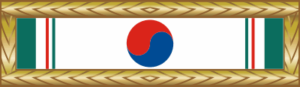 Republic of Korea Presidential Unit Citation AF NV MC Frame Decal