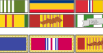 Sample Army Ribbon Rack Decal