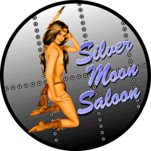 Silver Moon Saloon Rivets Decal