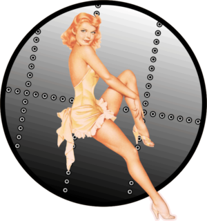 Strawberry Blonde Rivets Decal