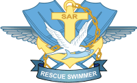 Search and Rescue Swimmer COLOR Decal