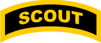 SCOUT Tab (Yellow/Black) Decal