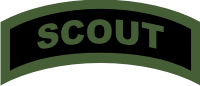 SCOUT Tab (Green/Black) Decal