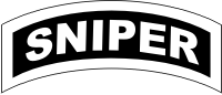 Sniper Tab (White/Black) Decal