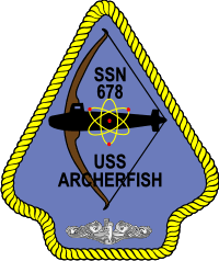 USS Archerfish SSN-678 Decal