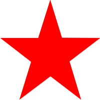 Star (Red) Decal