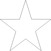 Star (White) Decal