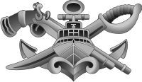 Special Warfare Combat Craft Crewman Badge Senior Decal