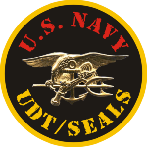 UDT Seals Gold Decal