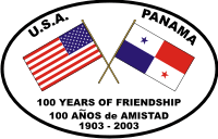 USA-Panama Friendship Decal