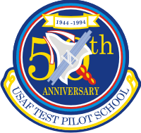 USAF Test Pilot School 50th Anniversary Decal