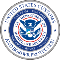 U.S. Customs and Border Protection 1 Decal