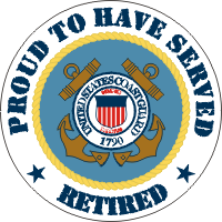 Coast Guard Proud to have Served Retired Decal