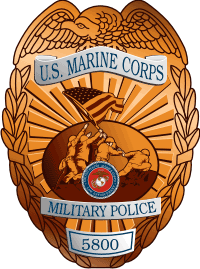USMC MP Badge 5800 Decal