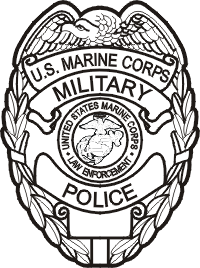 USMC MP Badge Decal