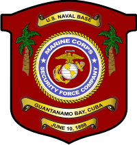 USMC Security Force Company Guantanamo Bay Decal