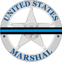 U.S. Marshal Service Badge with Memorial (1980 - Current) Decal