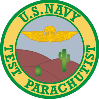 U.S. Navy Test Parachutist Decal