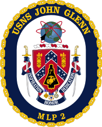 USNS John Glenn MLP-2 Crest Decal