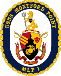 USNS Montford Point MLP-1 Crest Decal